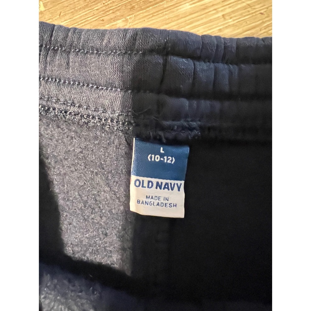 NWT Old Navy Boys L 10-12 Shorts Bundle 3pk Go-Dry Mesh Fleece Navy Orange - Picture 6 of 10